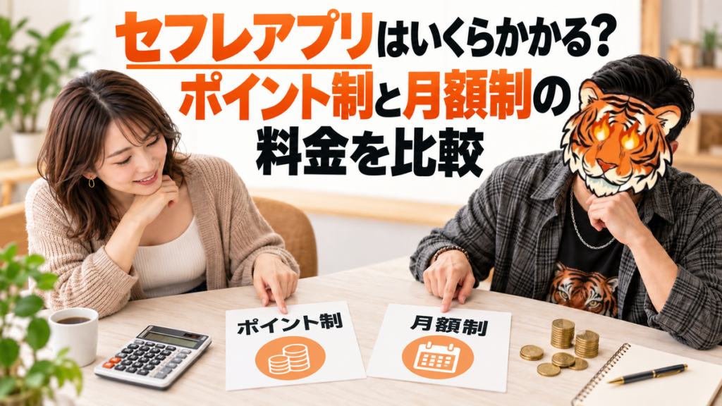 セフレアプリはいくらかかる？ポイント制と月額制の料金を比較