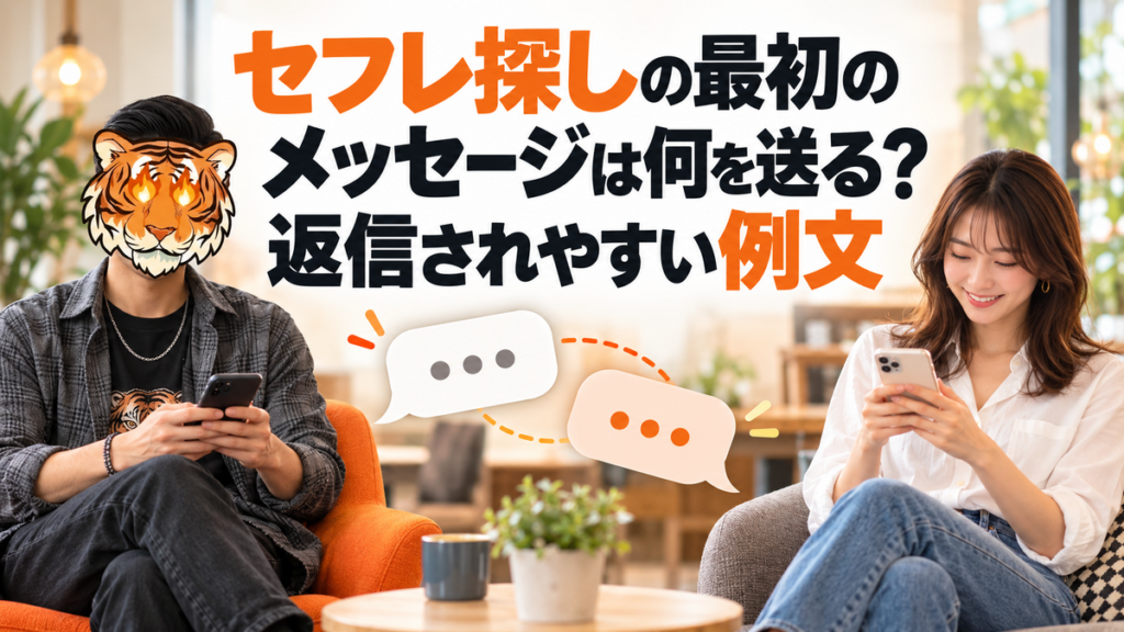 セフレ探しの最初のメッセージは何を送る？返信されやすい例文