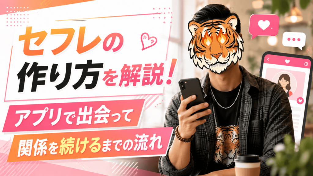 セフレの作り方を解説！アプリで出会って関係を続けるまでの流れ