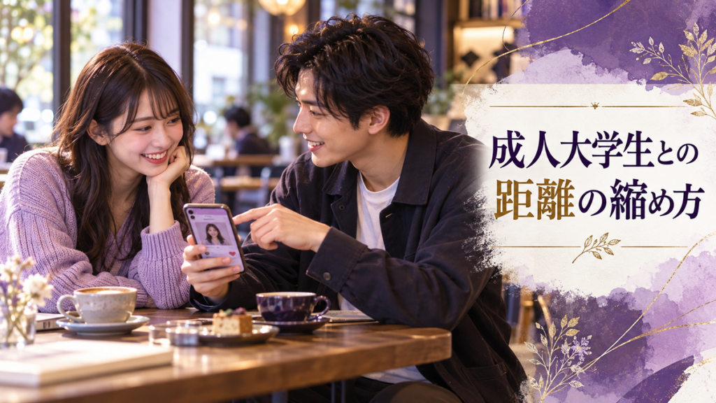 女子大生をセフレにするには？アプリで出会って年齢差を感じさせない関係の作り方