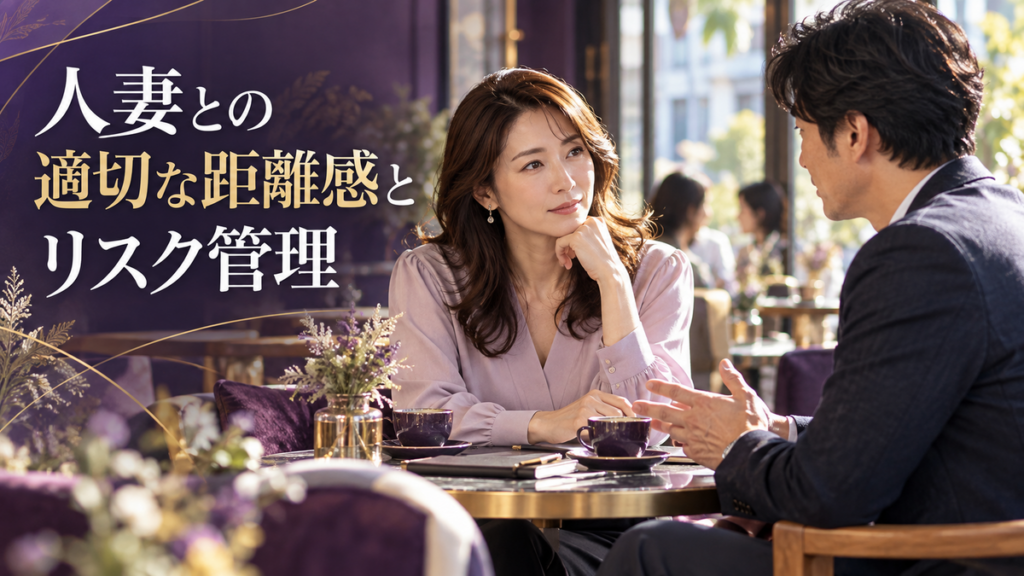 人妻と割り切った関係になる前に。知っておくべき適切な距離感とリスク管理