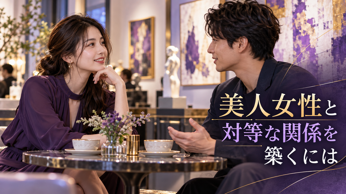 美人とセフレになるには？容姿に舞い上がらず対等な関係を築くマインド